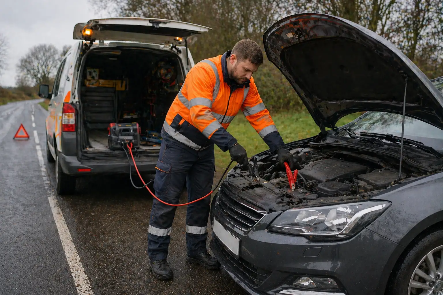 AA Mobile Tyre van